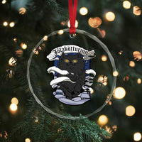 Icelandic Xmas Crystal Glass Ornament Yule Cat Jolakotturinn Xmas Eve TS09