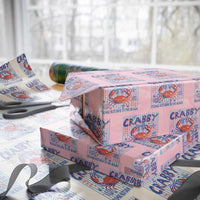 If Crabby Please Return To The Beach Wrapping Paper Roll Funny Summer Girl