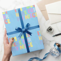 Im Just Here For My Niece Wrapping Paper Roll Gift For Aunt From Niece