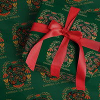 Immigrant Rights Wrapping Paper Roll Chinga La Migra - Wonder Print Shop