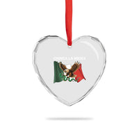 Immigration Rights Protest Heart Crystal Glass Ornament Chinga La Migra Anti Fascism - Wonder Print Shop