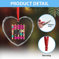 In A World Full Of Ordinary Be A Jimothy Preppy Style Heart Crystal Glass Ornament Cute Y2K Pop Seattle Raccoon Legend Graphic