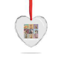 In My Groundhog Era Heart Crystal Glass Ornament Funny Woodchuck - Wonder Print Shop