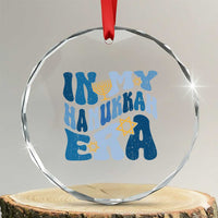 In My Hanukkah Era Crystal Glass Ornament Groovy Chanukkah Jewish TS09