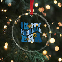 In My Hanukkah Era Crystal Glass Ornament Groovy Chanukkah Jewish TS09