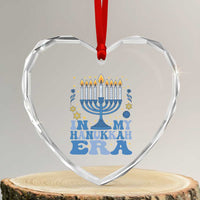 In My Hanukkah Era Heart Crystal Glass Ornament Festival Of Lights Gift - Wonder Print Shop