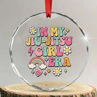 In My Jiu Jitsu Girl Era Crystal Glass Ornament Retro Groovy BJJ Girls - Wonder Print Shop