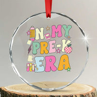 In My Pre-K Era Crystal Glass Ornament Girl Back To School Cute PreSchool Teacher - Wonder Print Shop