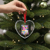 In My Squishy Era Heart Crystal Glass Ornament Cute Kawaii Pastel Dumpling Graphic