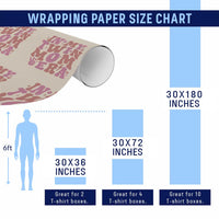 In My Twin Mom Era Wrapping Paper Roll Funny Mama Twin Pregnancy Announcement