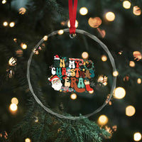 In My Xmas Era Retro Groovy Crystal Glass Ornament TS09