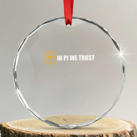 In Pi We Trust Cryptocurrency Crystal Glass Ornament Crypto Coins Blockchain Mining TS02