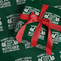 Inappropriate Adult Wrapping Paper Roll This Guy Botched Funny Cringe Offensive Humor Men