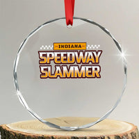 Indiana Speedway Slammer 2025 Crystal Glass Ornament Detention Prison TS02