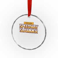 Indiana Speedway Slammer 2025 Crystal Glass Ornament Detention Prison TS02