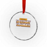 Indiana Speedway Slammer 2025 Crystal Glass Ornament Detention Prison TS02