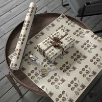 Indigenous Cultural Artifacts Wrapping Paper Roll Native American Heritage Graphic