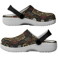 Indonesia Javanese Batik Clogs Shoes Nelson Mandela Madiba Vintage Style - Wonder Print Shop