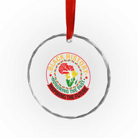 Inspiring The Future Honoring The Past Crystal Glass Ornament African American Heritage - Wonder Print Shop