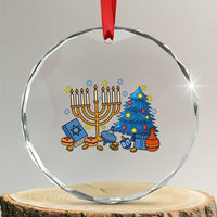 Interfaith Christmas Hanukkah Crystal Glass Ornament Celebration Festival Of Lights Gift - Wonder Print Shop