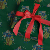 International Dot Day Hotdog Wrapping Paper Roll Red White Blue Polka Dots