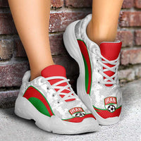 Iran Football Chunky Sneakers Come On Team Melli Cheetah - Wonder Print Shop