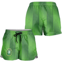 Ireland National Football Shorts for Women Celtics Knot Shamrocks Inspired Geometry - Wonder Print Shop