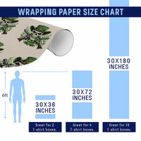 Irish Cowboy Skeleton Wrapping Paper Roll St Patricks Day Party Gift