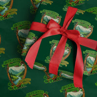 Irish Pride Wrapping Paper Roll Ireland Forever Erin Go Bragh Harp Shamrock - Wonder Print Shop