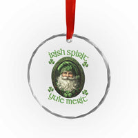 Irish Spirit Yule Merit Crystal Glass Ornament TS09