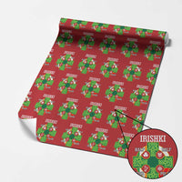 Irishki Half Irish Half Polish Wrapping Paper Roll Celtic Cross St Patricks - Wonder Print Shop