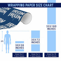 Iron Sharpens Iron Wrapping Paper Roll Christian Bible Scripture Gym Workout