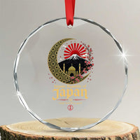 Islamic Republic of Japan Aesthetic Graphic Crystal Glass Ornament Mount Fuji Mosque Cultural Fusion