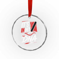 It Is in My DNA Trinidad and Tobago Crystal Glass Ornament Trinidadian Flag Roots