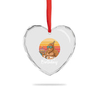 It Is My Birthday Heart Crystal Glass Ornament Funny Bigfoot Blowing Candle Birthday Cake