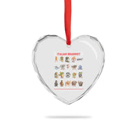 Italian Brainrot Christmas Heart Crystal Glass Ornament Funny Brain Rot Gen-Z Meme - Wonder Print Shop