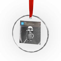 Italian Brainrot Tung Tung Tung Sahur Crystal Glass Ornament Internet Memes Ring with Motion TS10