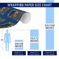 Italian Brainrot Tung Tung Tung Sahur Wrapping Paper Roll Internet Memes Ring with Motion - Wonder Print Shop