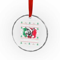 Italian Christmas Donkey Crystal Glass Ornament Jing a Di Jing Dominick the Ugly Christmas TS10