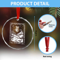 Italian Christmas La Befana Crystal Glass Ornament Buon Befana Folklore Xmas Witch - Wonder Print Shop