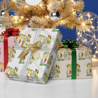 Italian Summer Scrapbook Wrapping Paper Roll Limoncello Seafood Coastal Italy La Dolce Vita - Wonder Print Shop