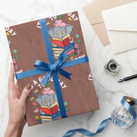 Its A Good Day To Read Book Wrapping Paper Roll Cute Elephant Reading Across America - Wonder Print Shop
