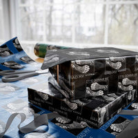 Its Gonna Be Bad Slang Quote Wrapping Paper Roll Distressed Fighting Fists West Coast Tattoo Graphic