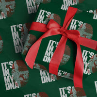 It's in My DNA Wrapping Paper Roll Denmark Map Flag Danish Gift