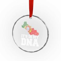 Its in My DNA Portugal Crystal Glass Ornament Portuguese Flag Portugal Boy Girl Gift TS10