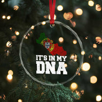 Its in My DNA Portugal Crystal Glass Ornament Portuguese Flag Portugal Boy Girl Gift TS10