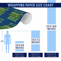 Its St Patricks Day 67 Bruh Wrapping Paper Roll Funny Shamrock Six Seven 6 7 Meme Gen Alpha