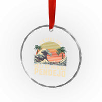 It's Still The Gulf Of Mexico Pendejo Crystal Glass Ornament El Golfo De Mexico Beach Funny Spanish TS02