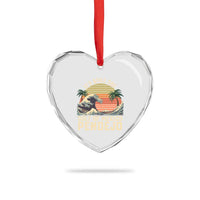 It's Still The Gulf Of Mexico Pendejo Heart Crystal Glass Ornament El Golfo De Mexico Beach Funny Spanish - Wonder Print Shop