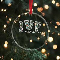 IVF Mama Crystal Glass Ornament Floral Mom Mothers Day TS10